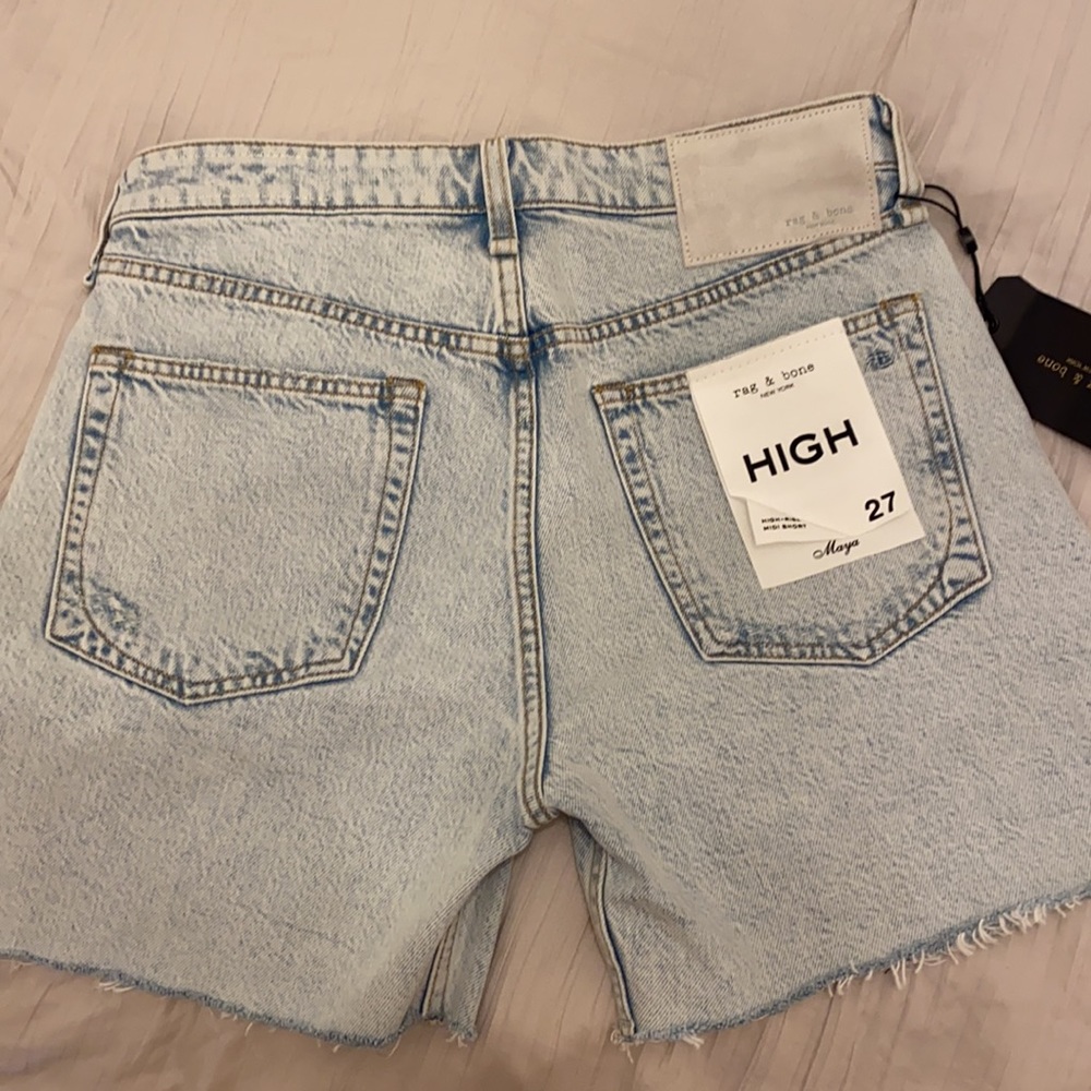 New Rag & Bone Maya High Rise Short - Picture 4 of 7